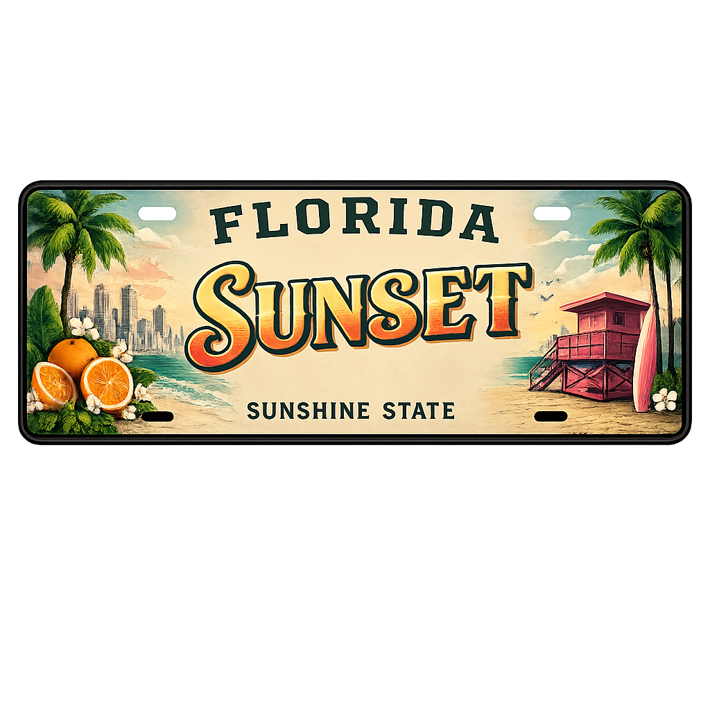 Custom Florida License Plate